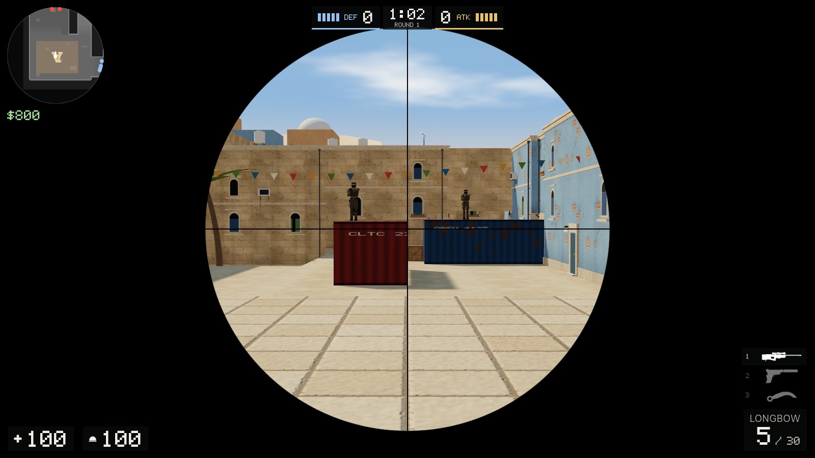 Scoped in with the Longbow.